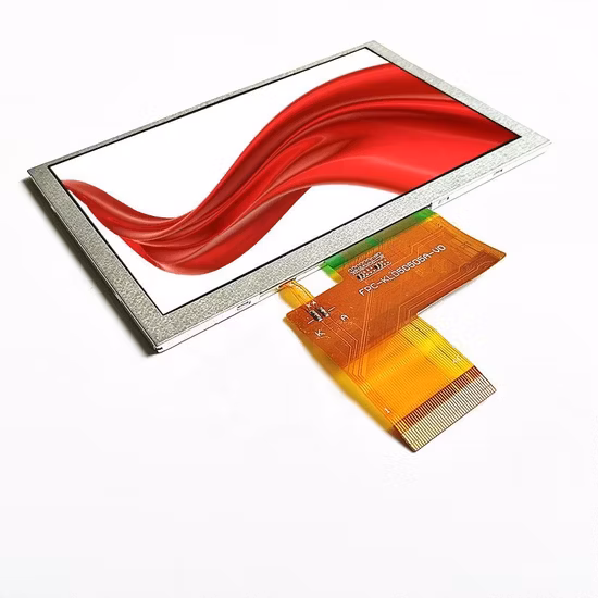 Pequeno/Cor/Personalizado/LCM TFT Painel IPS/Monitor de tela LCD com tela de toque capacitiva/Resistivectp/Rtp/MCU (4,3